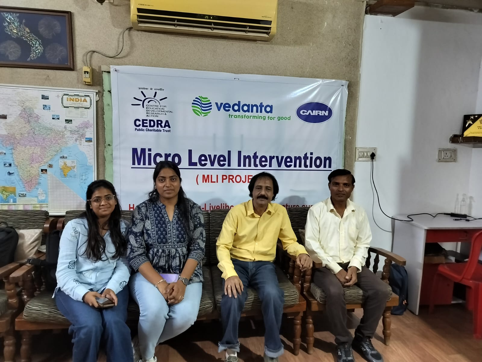 Micro Level Intervention (MLI Project) Leadership Team with Vedanta & Cairn